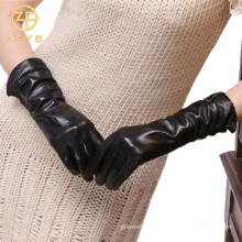 Stylish Damen Lange Nappa Lamm Leder Handschuh